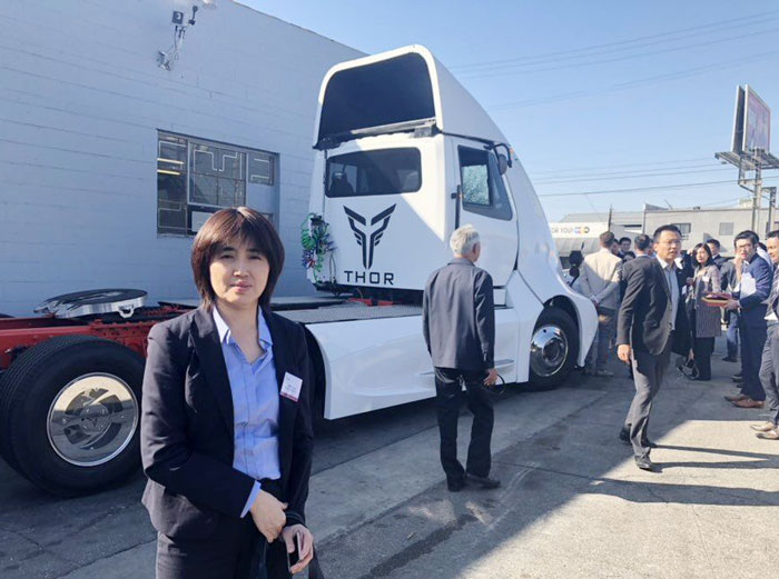 MICROHM到访洛杉矶Thor Trucks初创公司