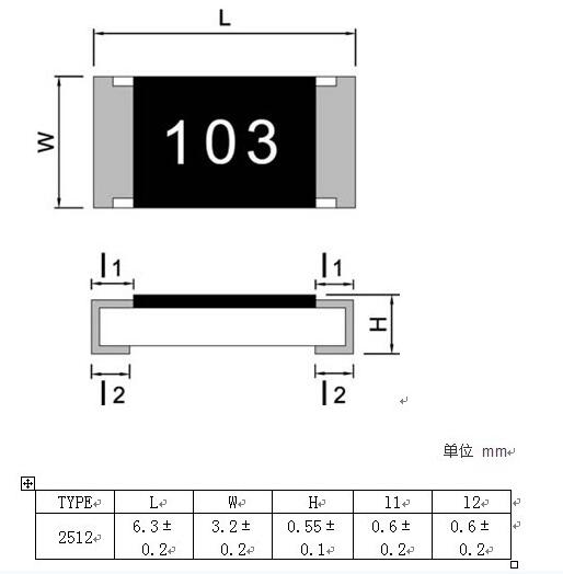 2512贴片电阻